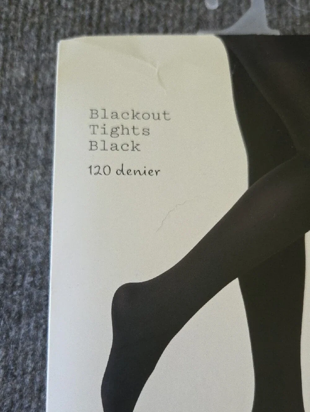 a new day Black Blackout Tights - 120 Denier M/L